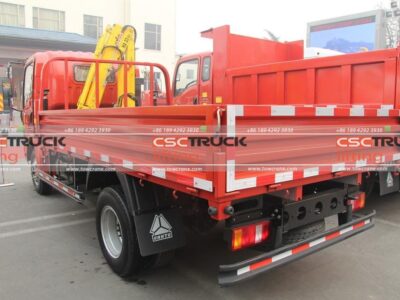 Howo 14 Tons Tow Truck With Crane