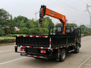Howo 9.9 တန်ချိန်ထရပ် Telescopic Crane