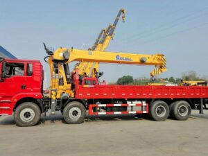 Shaanxi Automobile 31 Вантажівка телескопічний кран