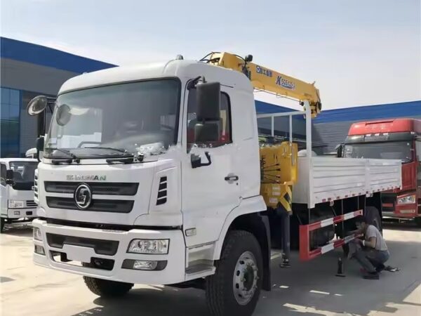 Shacman With 6.3 Tons Hydraulic Arm Crane For Trucks