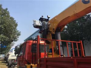 Tianjin 14 Tons Crane Mounted Truck