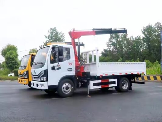 Denfeng 1.5 Toni Knuckle Boom Crane Truck