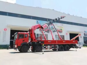 Dengfeng 30 Camió grua Ton Knuckle Boom