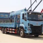 Dong Fengnts တန်ထရပ် Telescopic Craneetting-out of Crane Girders Dong Feng 12 Ton Truck Telescopic Crane