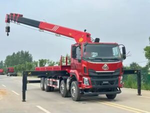 ዶንግፌንግ 14 ቶን የጭነት መኪና ቴሌስኮፒክ ክሬን