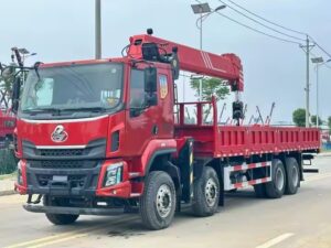 ዶንግፌንግ 14 ቶን የጭነት መኪና ቴሌስኮፒክ ክሬን