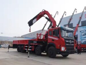 Dongfeng 20 Тон рускавы бум -кран грузавік