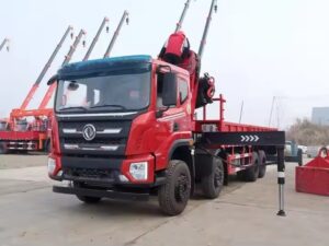 Dongfeng 20 Тон рускавы бум -кран грузавік