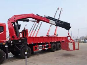 Dongfeng 20 Тон рускавы бум -кран грузавік