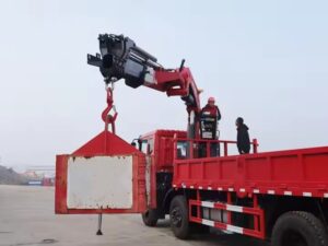Dongfeng 20 Тон рускавы бум -кран грузавік