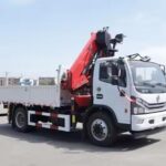 東風tion トンナックルブームクレーンds for Trolley Conductors Dongfeng 6.3 Ton Knuckle Boom Crane