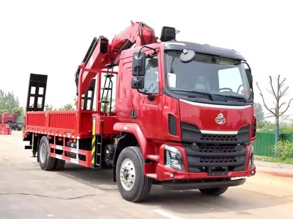 Dongfeng Liuqi 12 Camion-grue à flèche articulée d'une tonne