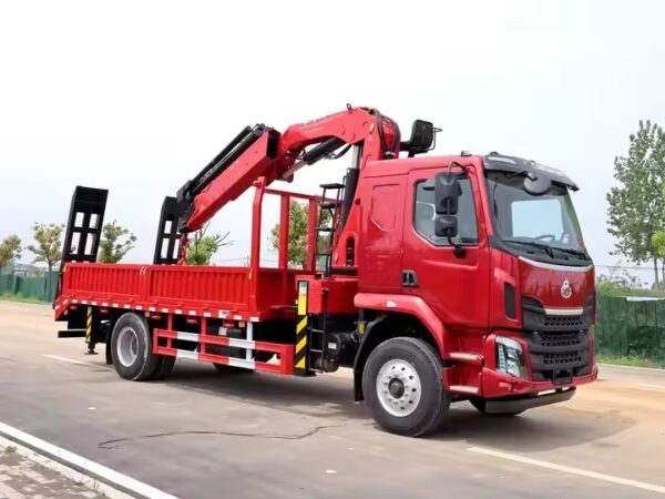 Dongfeng Liuqi 12 Camion-grue à flèche articulée d'une tonne