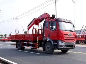 Faw 10 Ton Knuckle Boom Crane