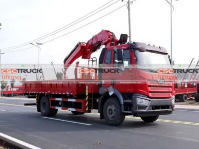 Faw 10 Ton Knuckle Boom Crane