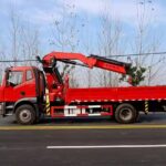 פאו Comטון קנוקל בום קרייןhods Faw 10 Ton Knuckle Boom Crane