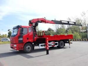 Faw 12 Ton Knuckle Boom Crane Truck