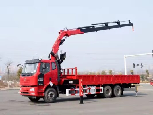 Faw 12 Ton Knuckle Boom Crane Truck