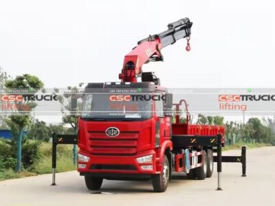 Faw 25 Ton Knuckle Boom Crane