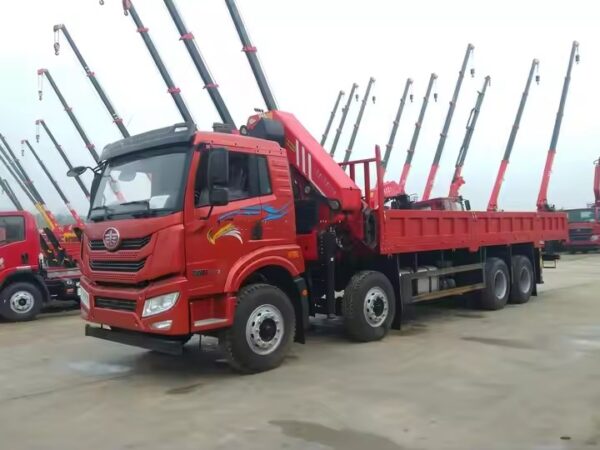 Faw 25 Ton Knuckle Boom Crane Truck