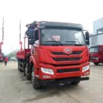 הגנה נכונה מפני חלודה במנופי מגדל גדוליםLarge Tower Cranes Faw 25 Ton Knuckle Boom Crane Truck