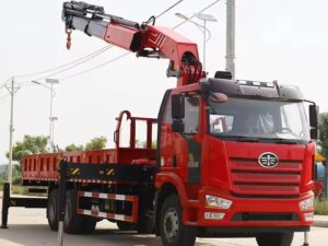 Faw 25Ton Knuckle Boom Crane