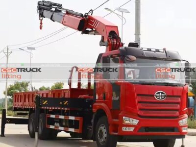 Faw 25Ton Knuckle Boom Crane