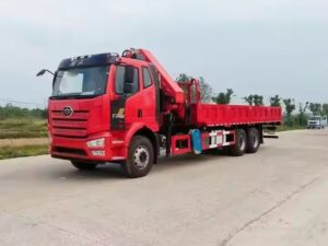 Faw 25Ton Knuckle Boom Crane