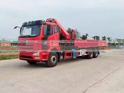 Faw 25Ton Knuckle Boom Crane