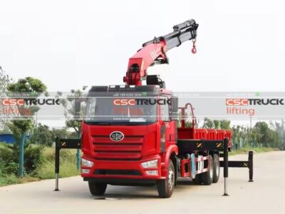 Faw 25Ton Knuckle Boom Crane