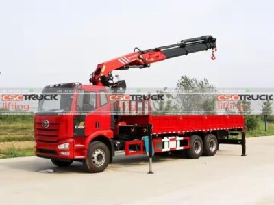 Faw 25Ton Knuckle Boom Crane