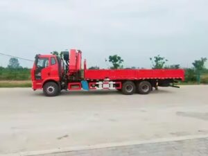 Faw 25Ton Knuckle Boom Crane