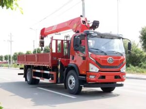 Faw 8 Ton Knuckle Boom Crane