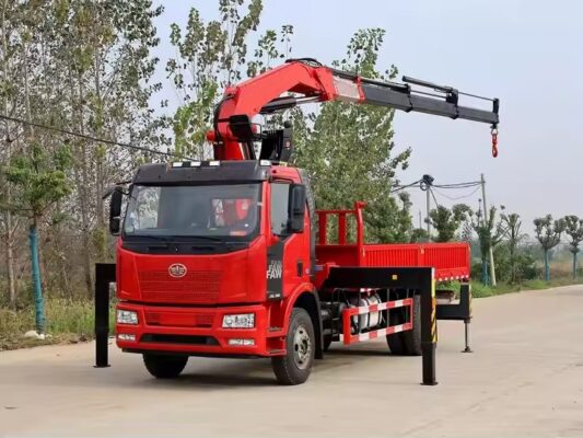 Faw 8 Ton Knuckle Boom Crane Truck