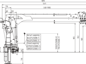 מִספָּר 10 מנוף בום טלסקופי טון