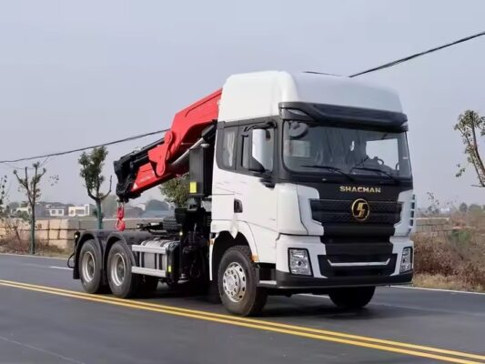 Shacman 25 Grua Ton Knuckle Boom