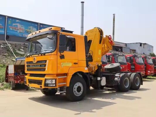 Shacman 25 Grua Ton Knuckle Boom