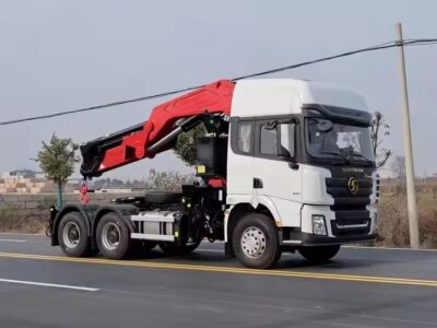 Shacman 25 Camion-grue à flèche articulée d'une tonne