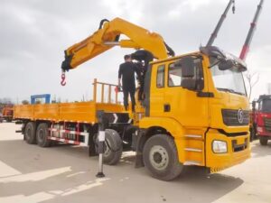 Shacman 35 Grua Ton Knuckle Boom