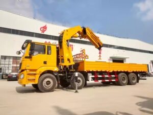 Shacman 35 Grua Ton Knuckle Boom