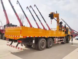 Shacman 35 Grua Ton Knuckle Boom