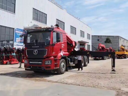 Shacman 35 Ton Knuckle Boom Garabi Kamioia