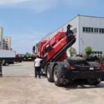 Types and Structures of Beam Cranes Shacman 35 Ton Knuckle Boom Crane Truck