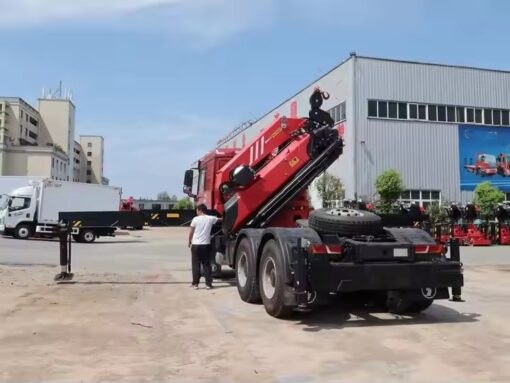 Shacman 35 Ton Knuckle Boom Garabi Kamioia