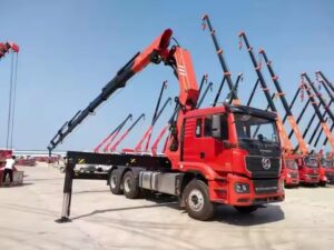 Shacman 35Ton Knuckle Boom Crane Truck