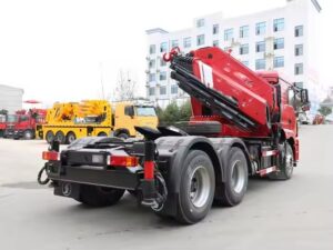 Shacman 40 Toni Knuckle Boom Crane Truck
