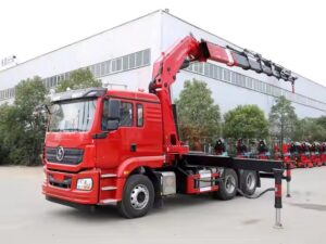 Shacman 40 Toni Knuckle Boom Crane Truck