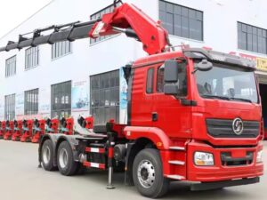 Shacman 40 Toni Knuckle Boom Crane Truck