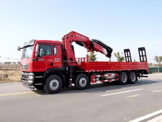 Sinotruk Howo 25 Ton Knuckle Boom Crane