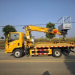 ФарбаmaryМетры тэлескапічны аэрафотавы грузавікn and Production of Elevators FAW 20 Meters Telescopic Aerial Lift Truck